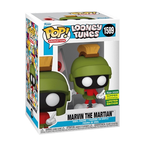 Funko Pop! Looney Tunes Marvin the Martian Summer Conveno Exclusive - Picture 1 of 8